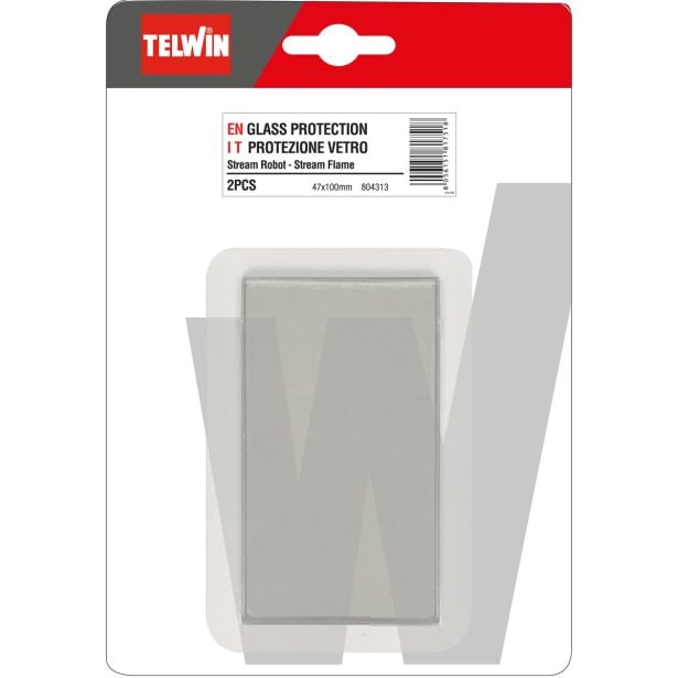 STEKLO ZA VARILSKO MASKO TELWIN 47X100 MM NOTRANJE PROZORNO