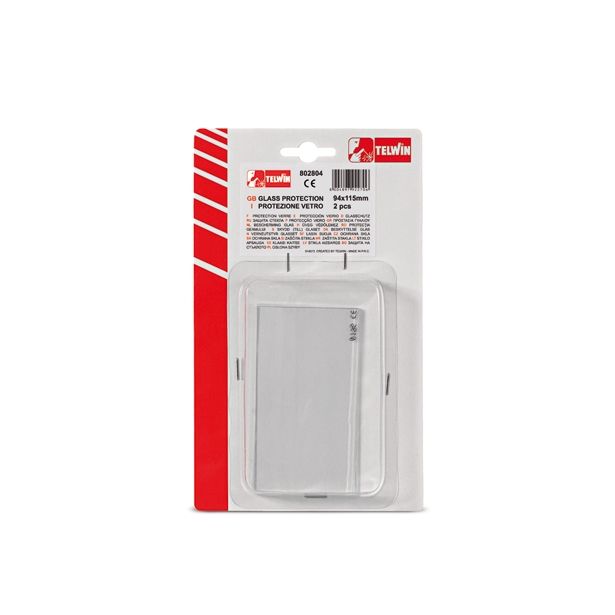 STEKLO ZA VARILSKO MASKO TELWIN 94X115 MM ZUNANJE PROZORNO