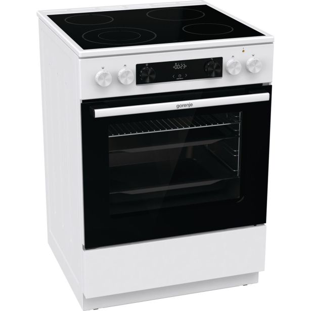 STEKLOKERAMIČNI ŠTEDILNIK GORENJE GECS6C70WC