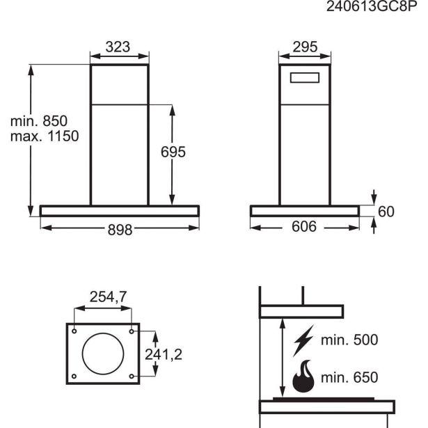 STENSKA KUHINJSKA NAPA AEG GI87D91CB