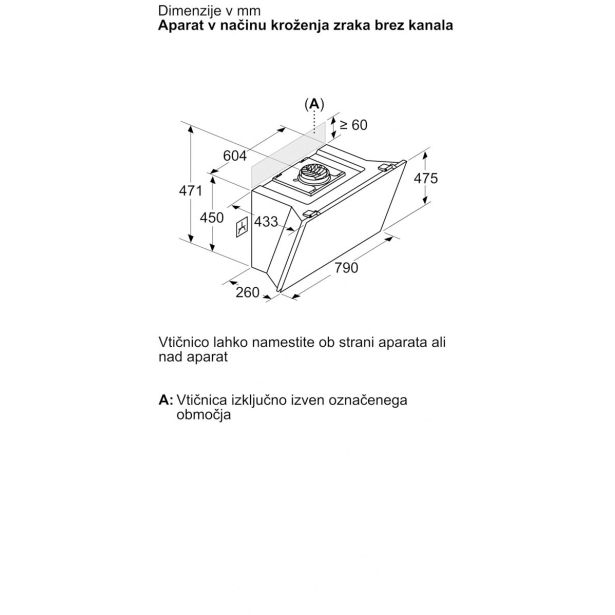 STENSKA KUHINJSKA NAPA BOSCH DWK81AN60