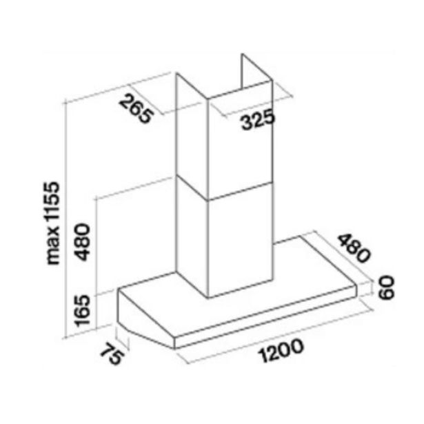 STENSKA KUHINJSKA NAPA FALMEC MARTE PRO 120
