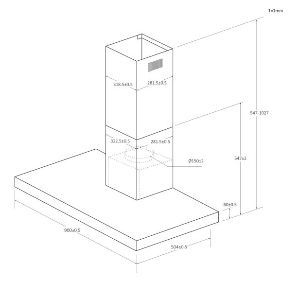 STENSKA KUHINJSKA NAPA HAIER HATS9CBS4BWIFI