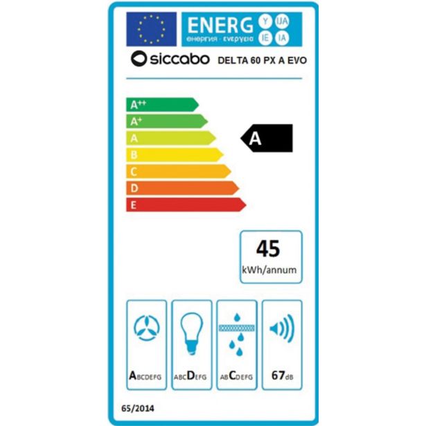 STENSKA KUHINJSKA NAPA SICCABO DELTA 60 PX A EVO