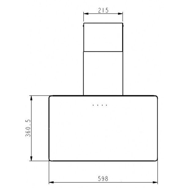 STENSKA KUHINJSKA NAPA TURBOAIR VIVACE 60