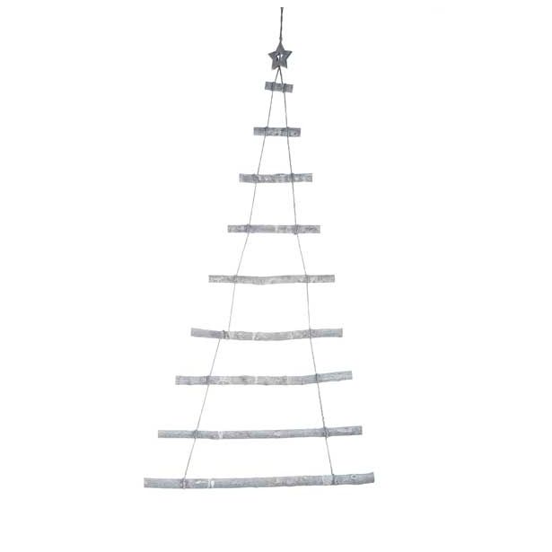 STENSKA DEKORACIJA GLOSSTYLE STENSKA LESENA JELKA 68CM VIŠINE