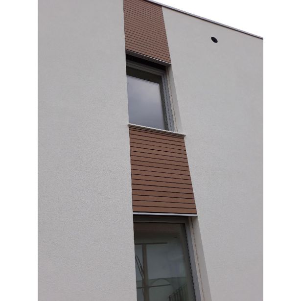 OBLOGA ZA FASADNI SISTEM BAMBUSWPC WPC ROMB RJAVA 4000X69X22 MM