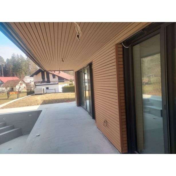 OBLOGA ZA FASADNI SISTEM BAMBUSWPC WPC ROMB RJAVA 4000X69X22 MM