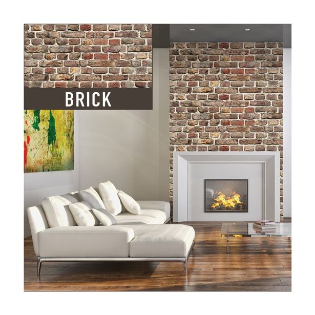 STENSKA OBLOGA POLIMARK LIVING PLASTONDA DECOR OPEKA RJAVA 50X100 CM