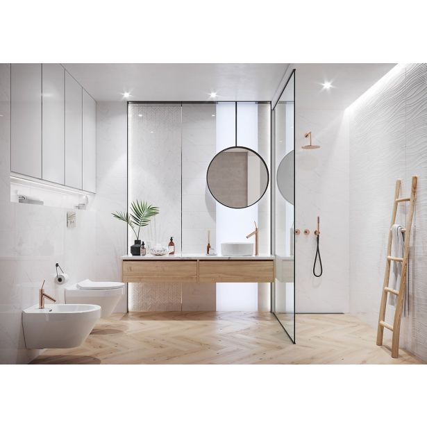 STENSKA PLOŠČICA CERSANIT MARINEL WHITE STRUCTURE GLOSSY 20X60