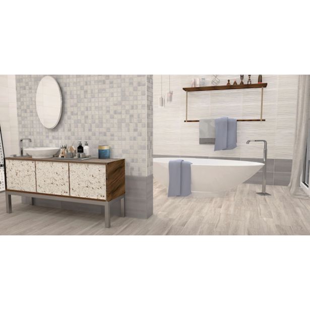 STENSKA PLOŠČICA GORENJE KERAMIKA LUCY 65 GREY 25X60