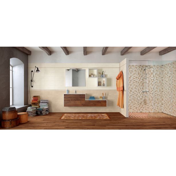 STENSKA PLOŠČICA HERBERIA HABITA SQUARE BEIGE 20X50