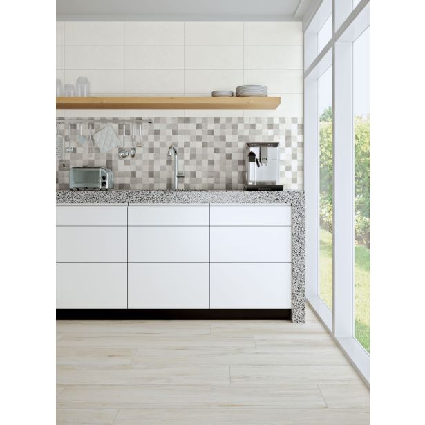 STENSKA PLOŠČICA HERBERIA HABITA SQUARE GREY 20X50