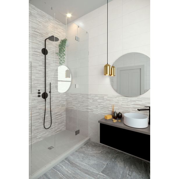 STENSKA PLOŠČICA HERBERIA HABITA STICK GREY 20X50