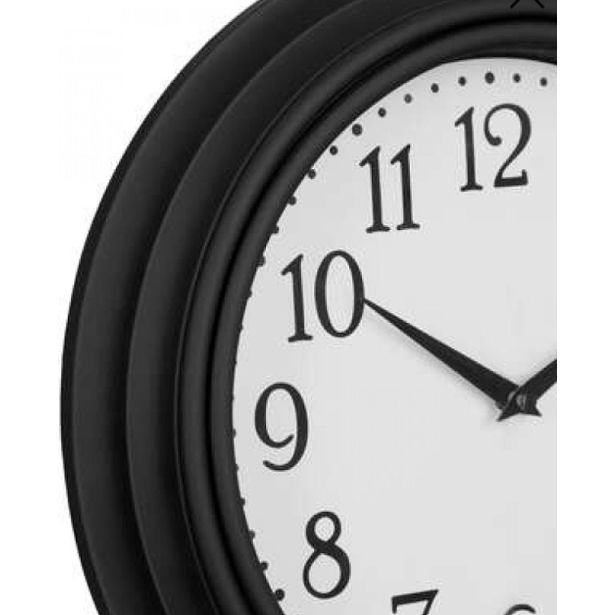 STENSKA URA ATMOSPHERE 30 CM. SORT.