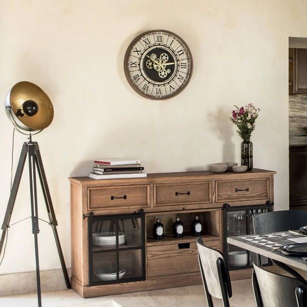 STENSKA URA ATMOSPHERE STELLA, FI57 CM KOVINSKA