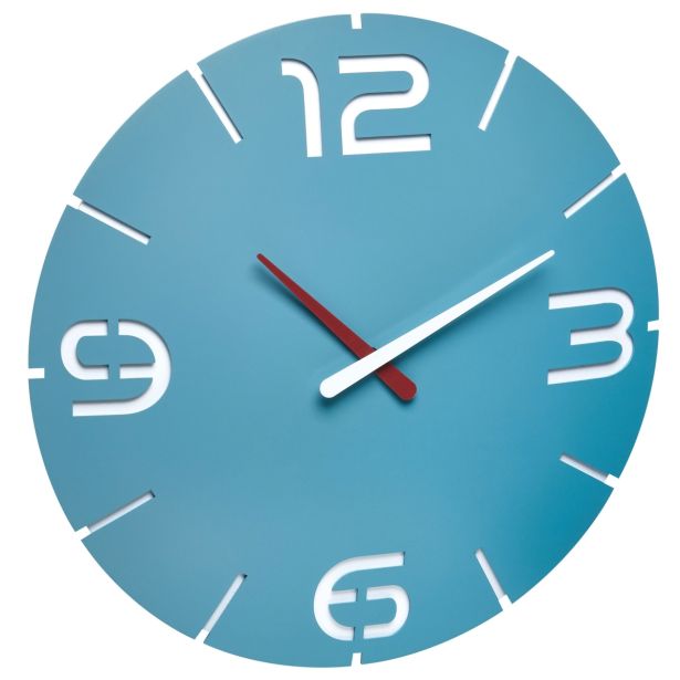 STENSKA URA TFA MODRA 35 CM