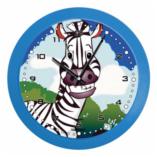 STENSKA URA TIMEGOLD TIMEGOLD TG162C JUNIOR ZEBRA PVC/STEKLO 30CM