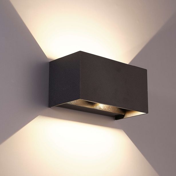 STENSKA VRTNA SVETILKA E2 QUAD LED 4X3W CCT ANTRACIT