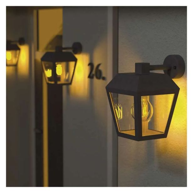 STENSKA VRTNA SVETILKA EMOS ADENIA LED 18X15X24.5 CM 1XE27 15W
