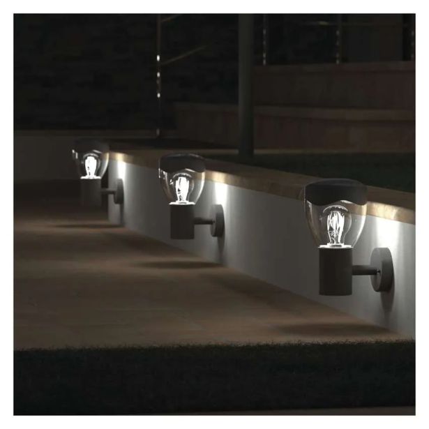 STENSKA VRTNA SVETILKA EMOS ARTEO LED 16.4X12X23 CM 1XE27 15W