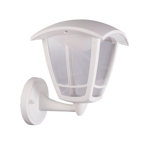 STENSKA VRTNA SVETILKA FEROTEHNA LANTERNA UP 8W LED PVC, BELA