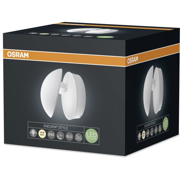 STENSKA VRTNA SVETILKA OSRAM COVER RD 13W WT, ENDURA STYLE, LED