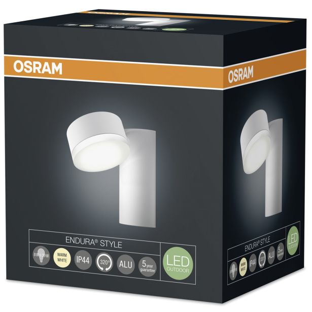 STENSKA VRTNA SVETILKA LEDVANCE SPOT RD 8W WT, ENDURA STYLE, LED