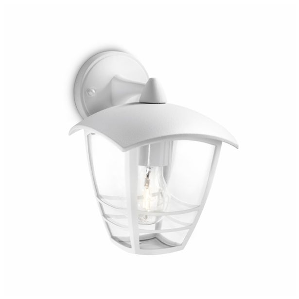 STENSKA VRTNA SVETILKA PHILIPS 15381/31/16 CREEK 1X60W E27 BELA