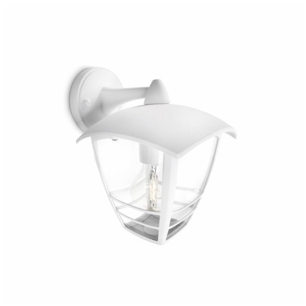 STENSKA VRTNA SVETILKA PHILIPS 15381/31/16 CREEK 1X60W E27 BELA