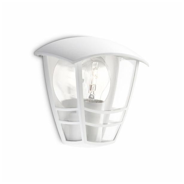 STENSKA VRTNA SVETILKA PHILIPS 15387/31/16 CREEK 1X60W E27 BELA