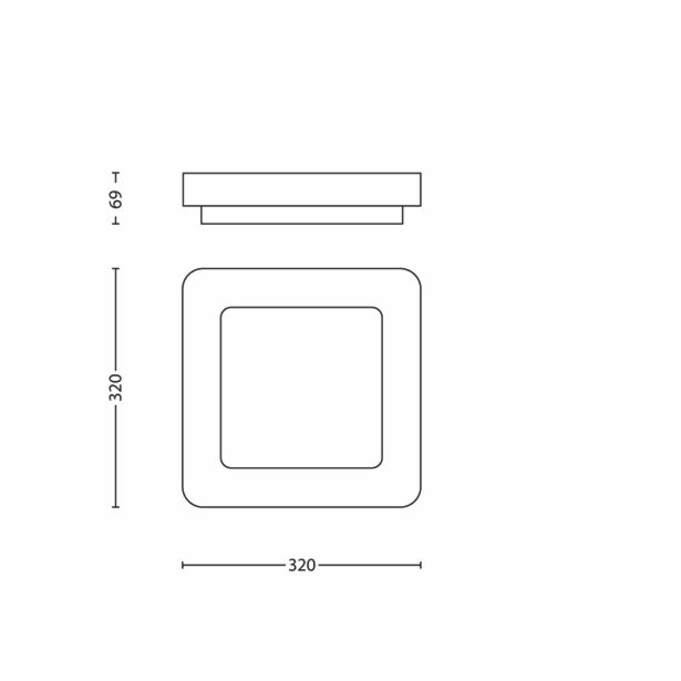 STENSKA VRTNA SVETILKA PHILIPS 16903/47/16 ORCHARD 1X22W 2GX13 INOX