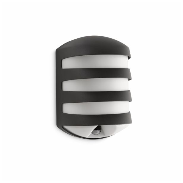 STENSKA VRTNA SVETILKA PHILIPS 16938/93/16 FOLIAG SENZOR 1X20W E27 ANTRACIT