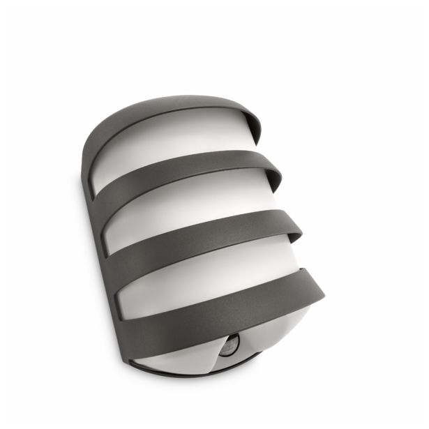 STENSKA VRTNA SVETILKA PHILIPS 16938/93/16 FOLIAG SENZOR 1X20W E27 ANTRACIT