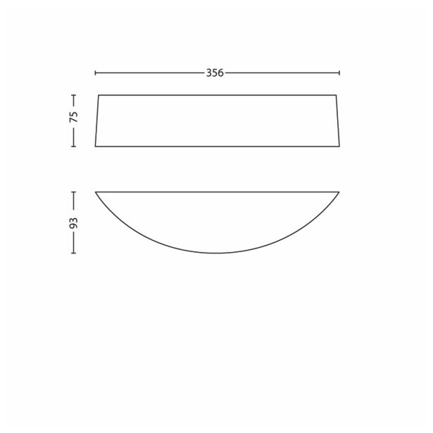 STENSKA VRTNA SVETILKA PHILIPS 17130/87/16 PATCH 1X18W E27 SIVA