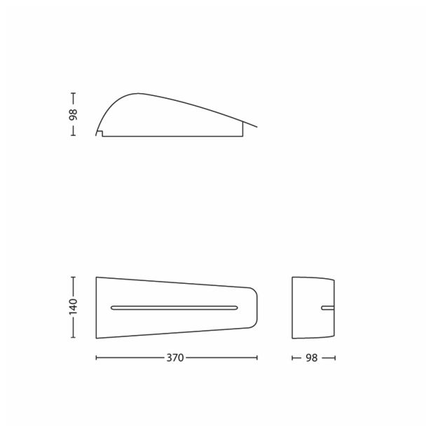 STENSKA VRTNA SVETILKA PHILIPS 17201/47/6 BREEZE 1X23W E27 INOX