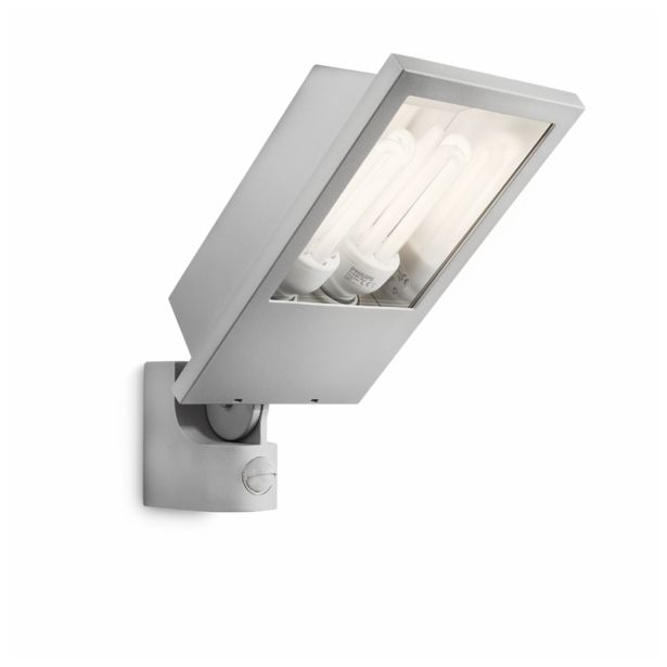 STENSKA VRTNA SVETILKA PHILIPS 17516/87/16 BOTANIC 2X23W E27 SIVA