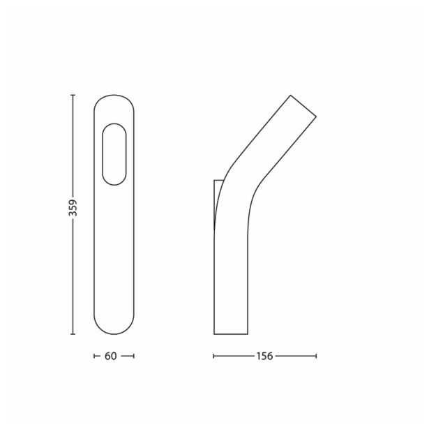 LED ZUNANJA STENSKA SVETILKA PHILIPS DUNETOP 6.5W