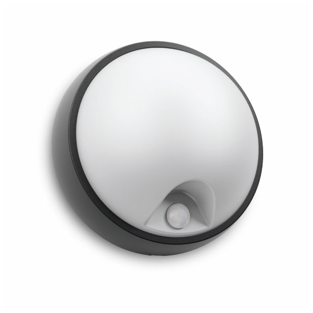 STENSKA VRTNA SVETILKA PHILIPS EAGLE 1X3.5W ČRNA, LED