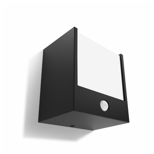 STENSKA VRTNA SVETILKA PHILIPS MACAW 1X3.5W ČRNA, LED