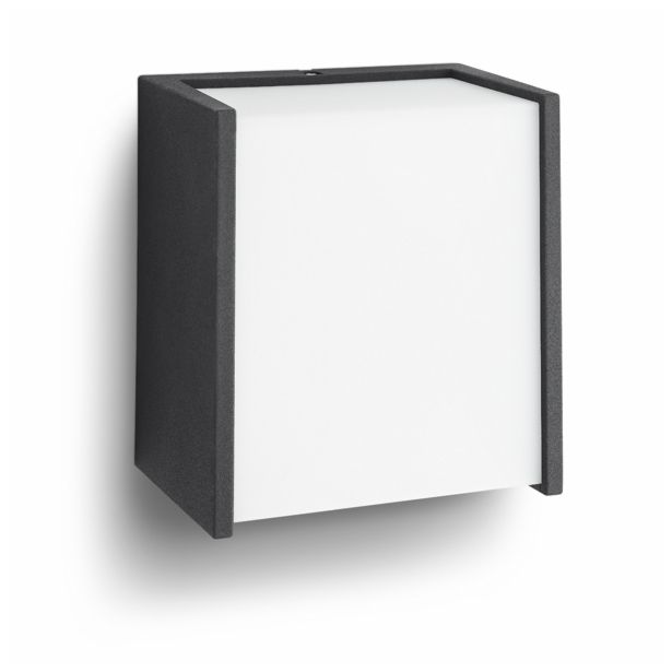 STENSKA VRTNA SVETILKA PHILIPS MACAW 1X3W ČRNA, LED