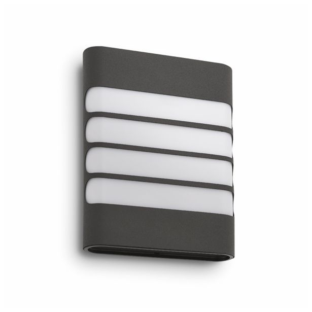 STENSKA VRTNA SVETILKA PHILIPS RACCOON 1X3W ANTRACIT, LED