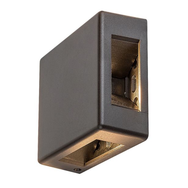 STENSKA VRTNA SVETILKA RABALUX LIPPA ČRNA 6W 7317