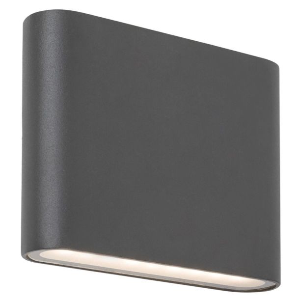 STENSKA VRTNA SVETILKA RABALUX NESNA ANTRACIT SIVA 2X3W