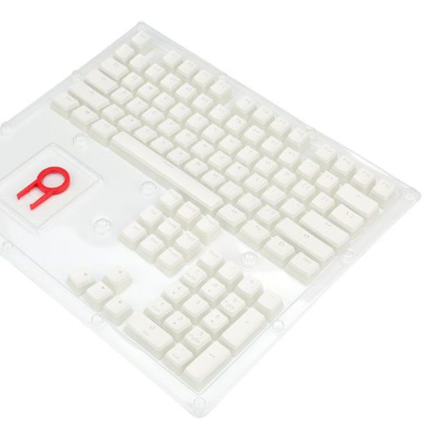 STIKALA ZA TIPKOVNICO REDRAGON SCARAB A130 BELA, DOUBLE SHORT, PBT