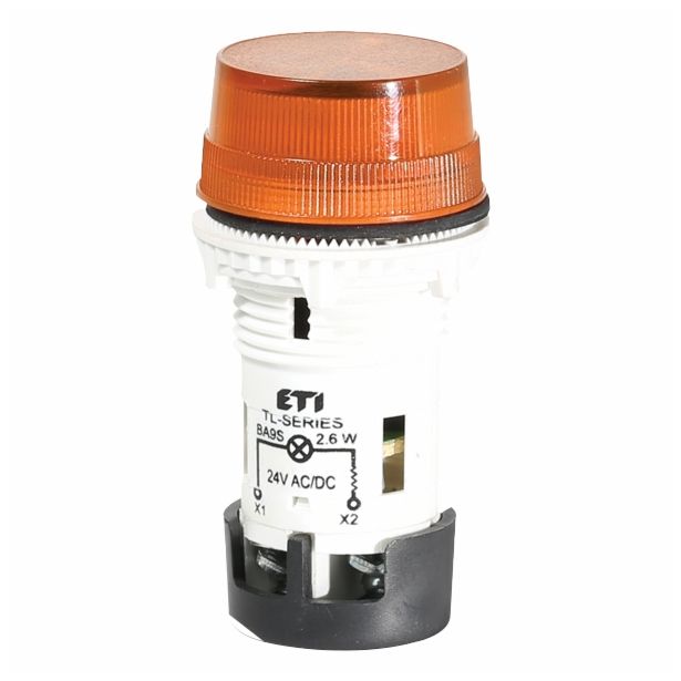 STIKALNI SIGNALNI ELEMENT ETI SVETILKA SIGNALNA TL07X1 ORANŽNA 240V AC BA9S
