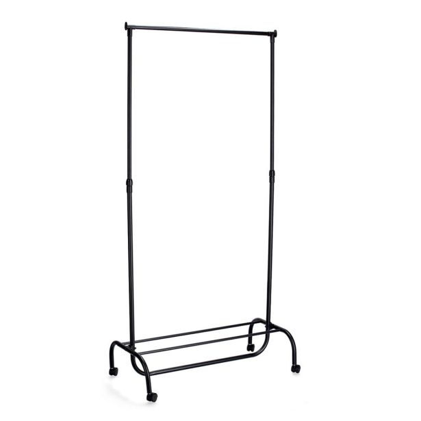 STOJALO ZELLER PRESENT ZA OBLEKO NA KOLESIH 86X43X108-175CM