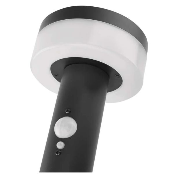 STOJEČA VRTNA SVETILKA EMOS TERION S PIR SENZORJEM 12.5 X 12.5 X 80 CM