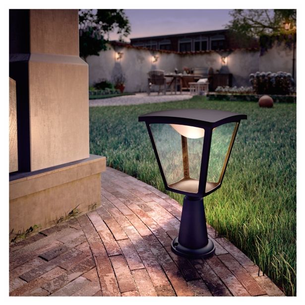 STOJEČA VRTNA SVETILKA PHILIPS COTTAGE 1X4.5W LED 15482/30/16 ČRNA