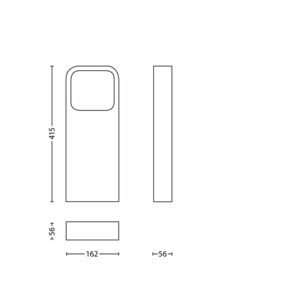 LED ZUNANJA TALNA SVETILKA PHILIPS MOONBOW 3W